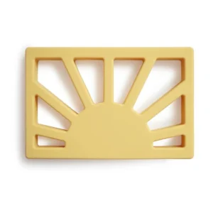 Mushie Outlet>- Sun Teether - Muted Yellow