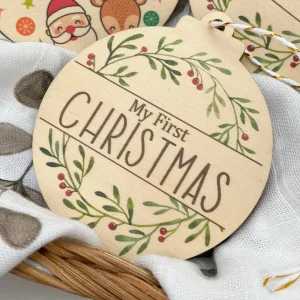 Spotty Dot Christmas>My First Christmas Bauble - Wreath