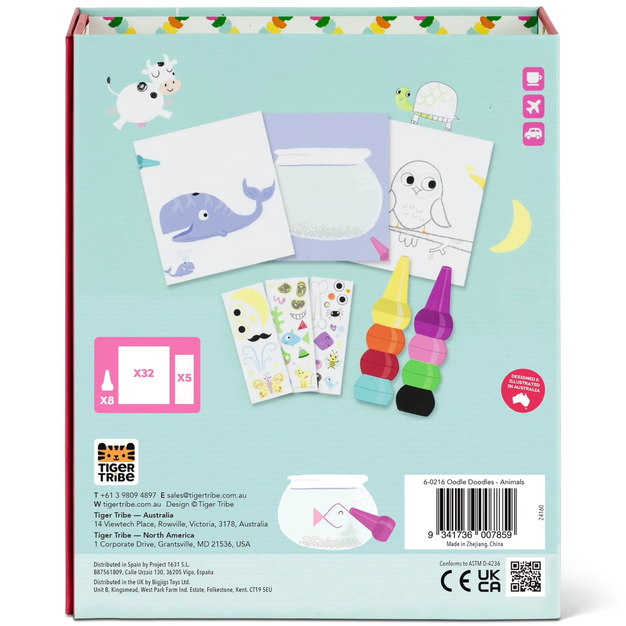 oodle_doodles_animals_cra_2.webp Tiger Tribe Art & Craft>Oodle Doodles Animals Crayons - 2+