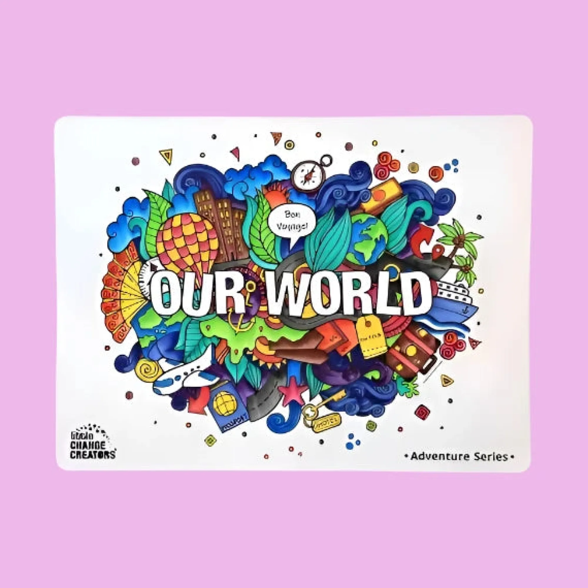 our_world__reusable_colou_1.webp Little Change Creators Art & Craft | Activity>Our World - Reusable Colouring & Doodle Mat - 3+