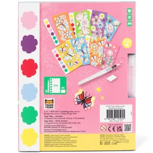 Tiger Tribe Travel | Art & Craft>Paint a Picture Set - Butterflies & Flowers - 4+