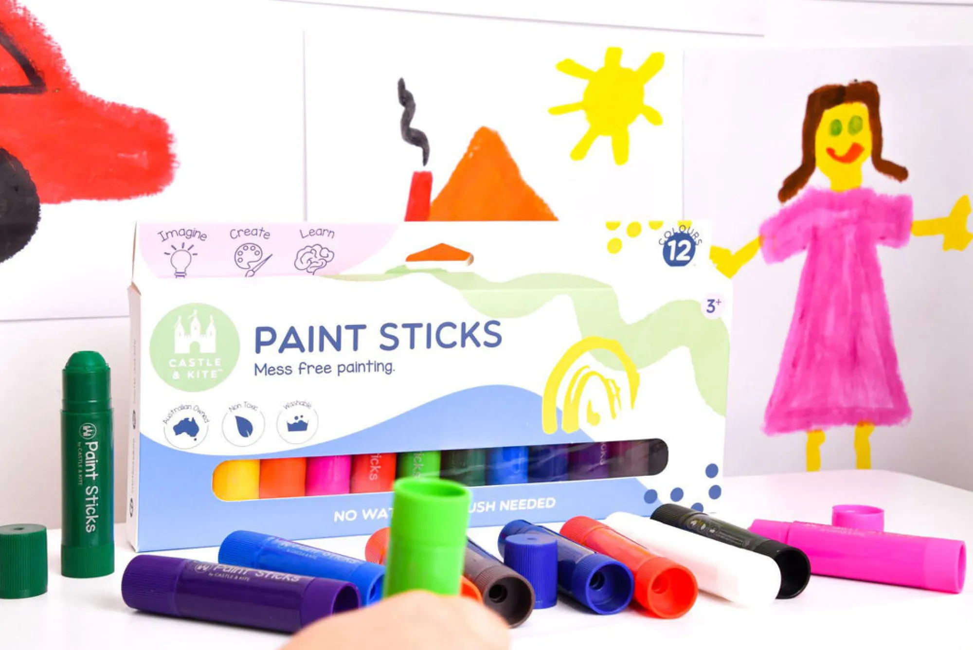 paint_sticks__pastel__rai_6.webp Castle & Kite Art & Craft>Paint Sticks - Pastel & Rainbow - 3+