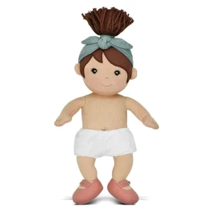Apple Park Eco | Dolls>Paloma Organic Teal Doll - 0+