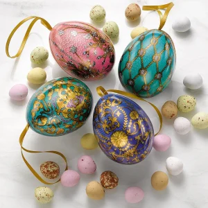 Spotty Dot Easter>Patterned Egg Decoration