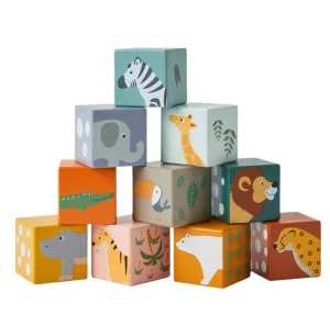 Zookabee Wooden Toys>10 Piece Animal Number Blocks - 12M+
