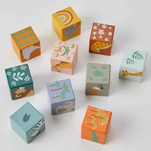 Zookabee Wooden Toys>10 Piece Animal Number Blocks - 12M+