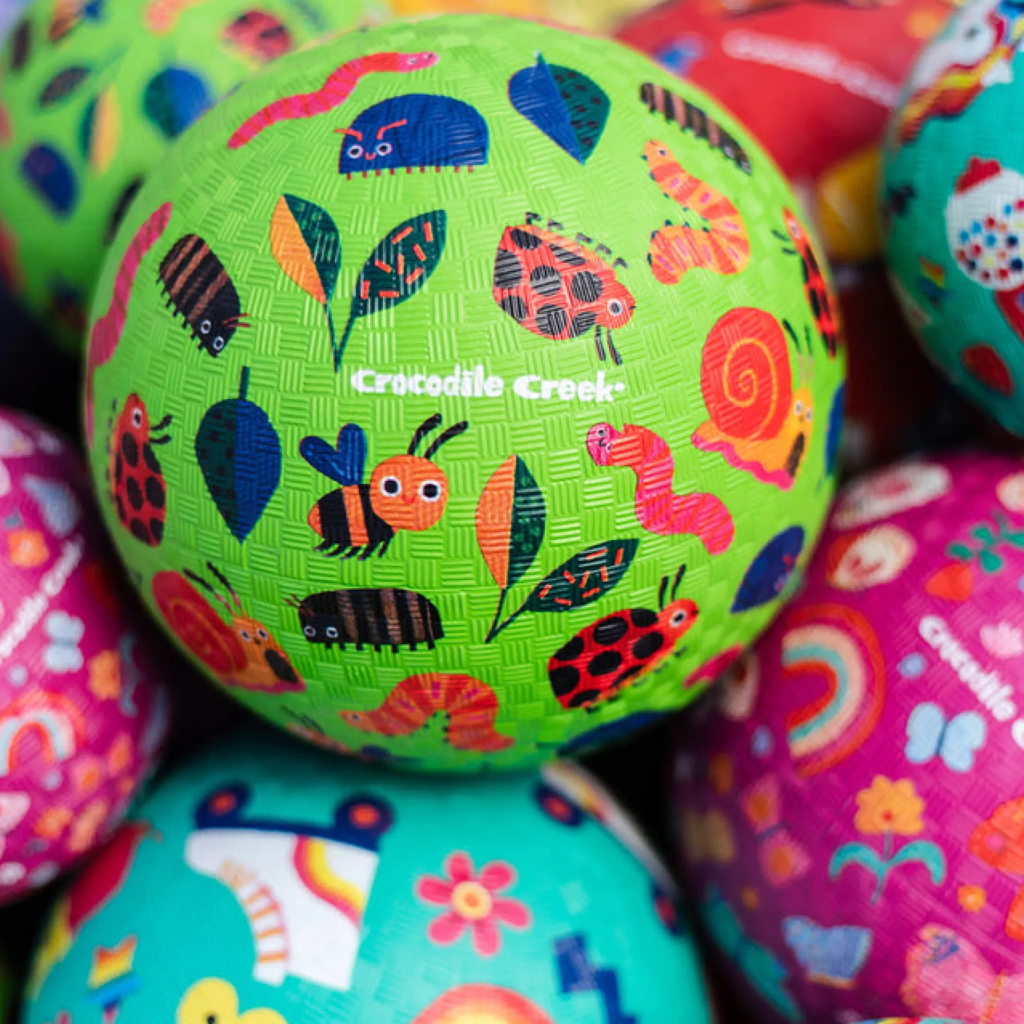 playground_ball__garden__1.webp Crocodile Creek Activity>5" Playground Ball - Garden Friends