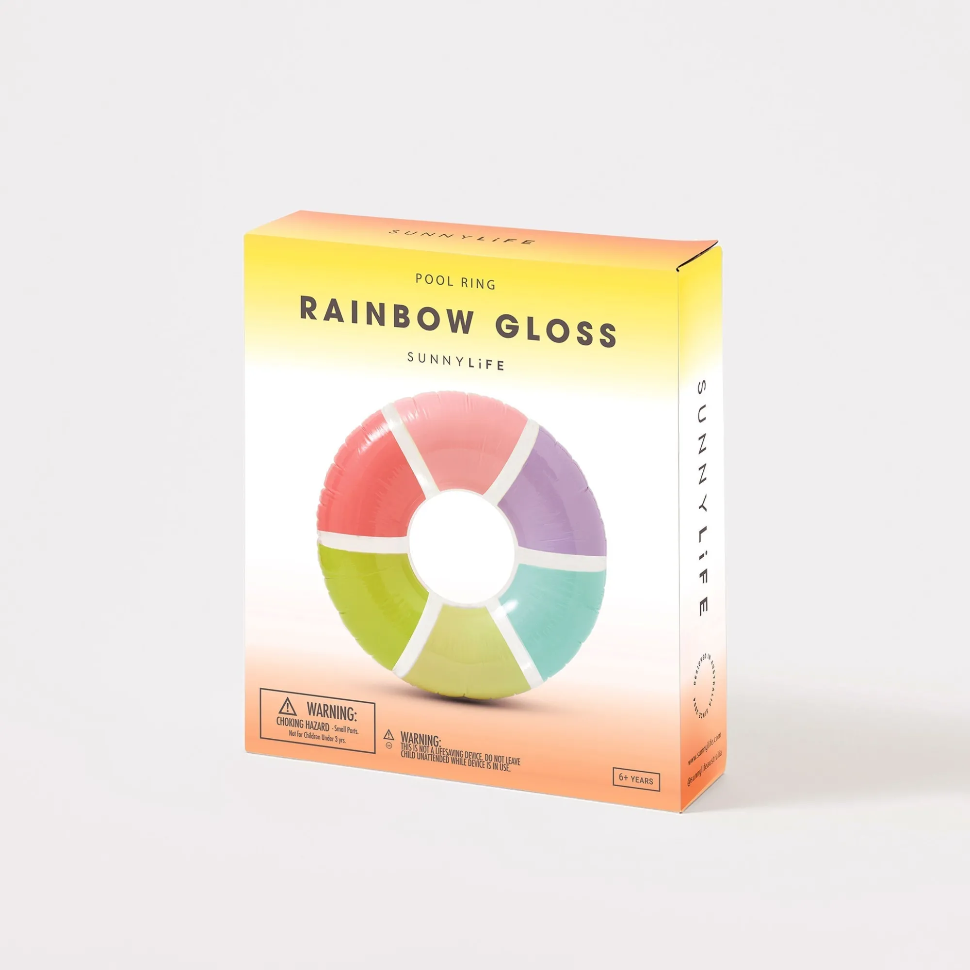 pool_ring_rainbow_gloss___1.webp Sunnylife Beach | Outlet>Pool Ring Rainbow Gloss - 6+
