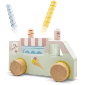 New Classic Toys Wooden Toys>Pop Up Ice Cream Truck - 2+
