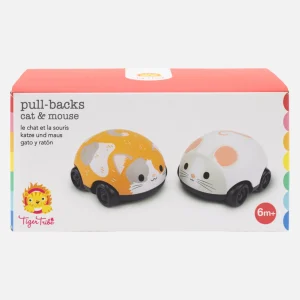 Tiger Tribe Baby>Pull Backs - Cat & Mouse - 6M+
