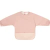 All4Ella Eco | Feeding & Hydration>Recycled Long Sleeve Smock Bib Pink - 6M+