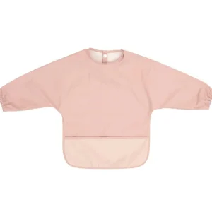 All4Ella Eco | Feeding & Hydration>Recycled Long Sleeve Smock Bib Pink - 6M+