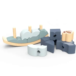 Speedy Monkey Wooden Toys>Rocking Whale Stacker - 2+