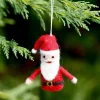 Tara Treasures Christmas>Santa Felt Decoration