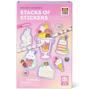 Tiger Tribe Art & Craft>Scented Stacks of Stickers - Dreamy Desserts - 4+
