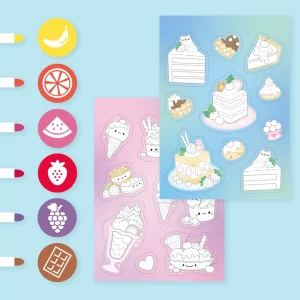 Tiger Tribe Art & Craft>Scented Stacks of Stickers - Dreamy Desserts - 4+