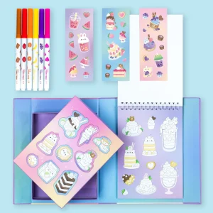 Tiger Tribe Art & Craft>Scented Stacks of Stickers - Dreamy Desserts - 4+