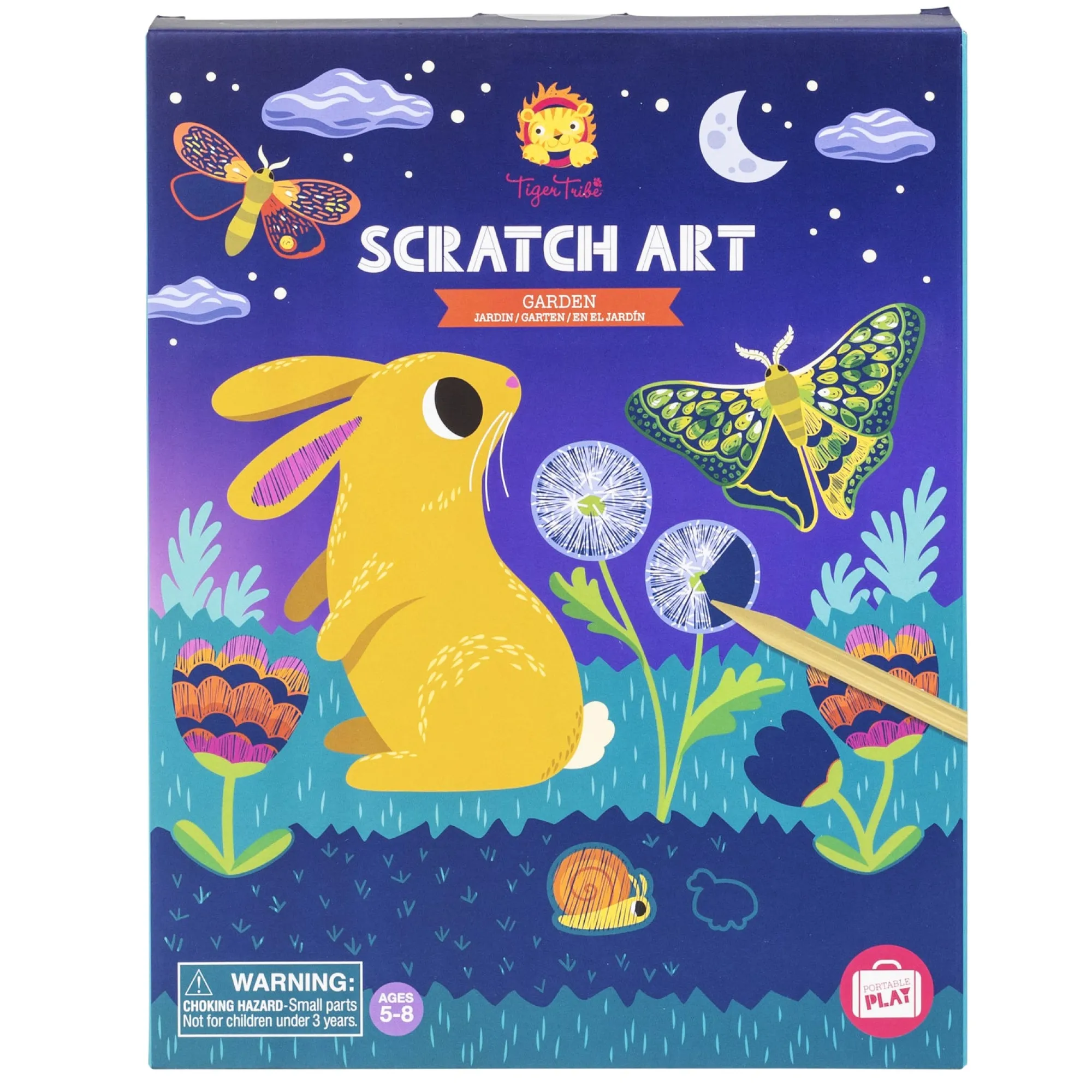 scratch_art__garden___0.webp Tiger Tribe Art & Craft | Easter>Scratch Art - Garden - 5+