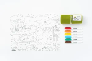 Scribble Mat Travel | Art & Craft>- Safari - 6 pens - 3+