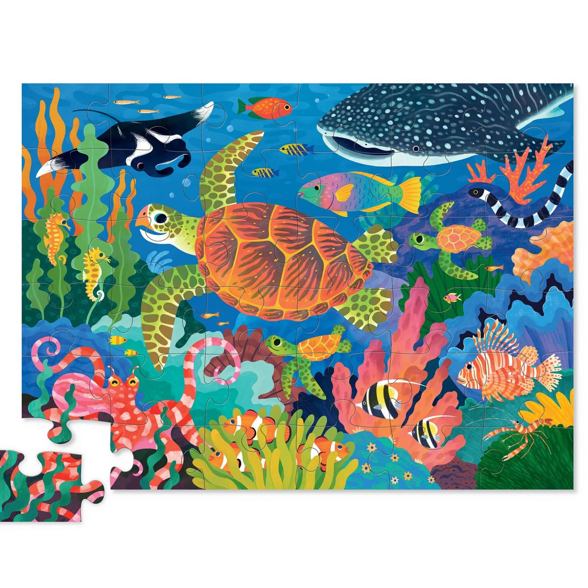 sea_turtle___1.webp Crocodile Creek Puzzles>Sea Turtle - 3+