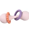 Koala Dream Baby>Sensory Maraca Rattle Pink & Blue - 0+