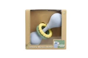 Koala Dream Baby>Sensory Maraca Rattle Pink & Blue - 0+