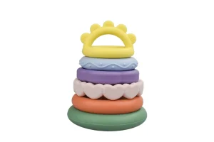 Koala Dreams Baby>Sensory Rainbow Stacking Teether Toy - 0+