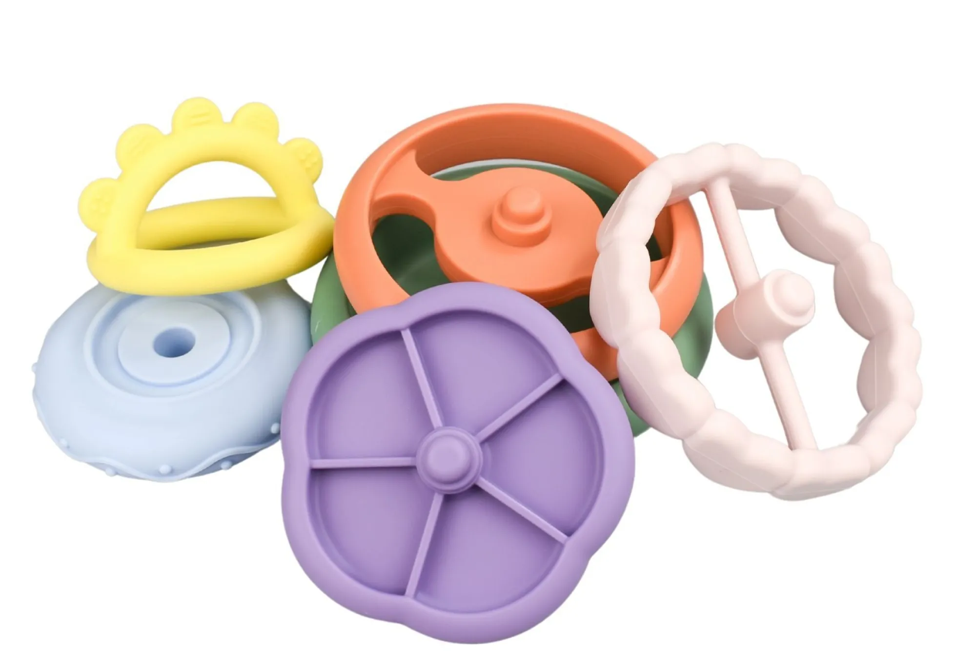 sensory_rainbow_stacking__2.webp Koala Dreams Baby>Sensory Rainbow Stacking Teether Toy - 0+