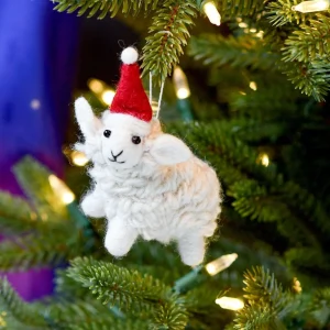 Tara Treasures Christmas>Sheep Christmas Decoration