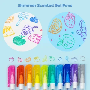 Tiger Tribe Art & Craft>Shimmer Scented Gel Pens - 5+