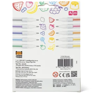 Tiger Tribe Art & Craft>Shimmer Scented Gel Pens - 5+