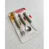 Mini & Me Travel | Feeding & Hydration>Silicone & Metal Cutlery Sets - 3 colours