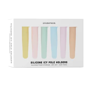Annabel Trends Feeding & Hydration>Silicone Icy Pole Holders - 6 per pack - 0+