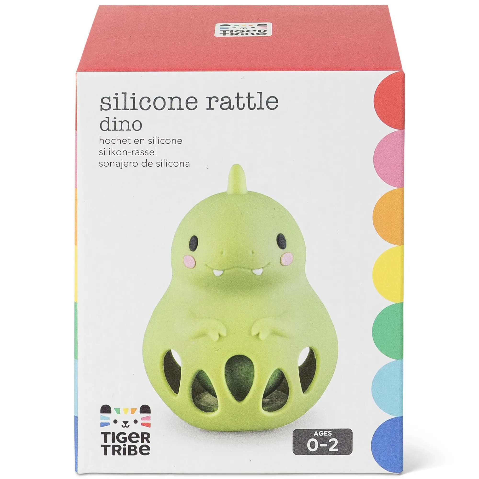 silicone_rattle_dino___2.webp Tiger Tribe Teethers & Rattles | Baby>Silicone Rattle Dino - 0+
