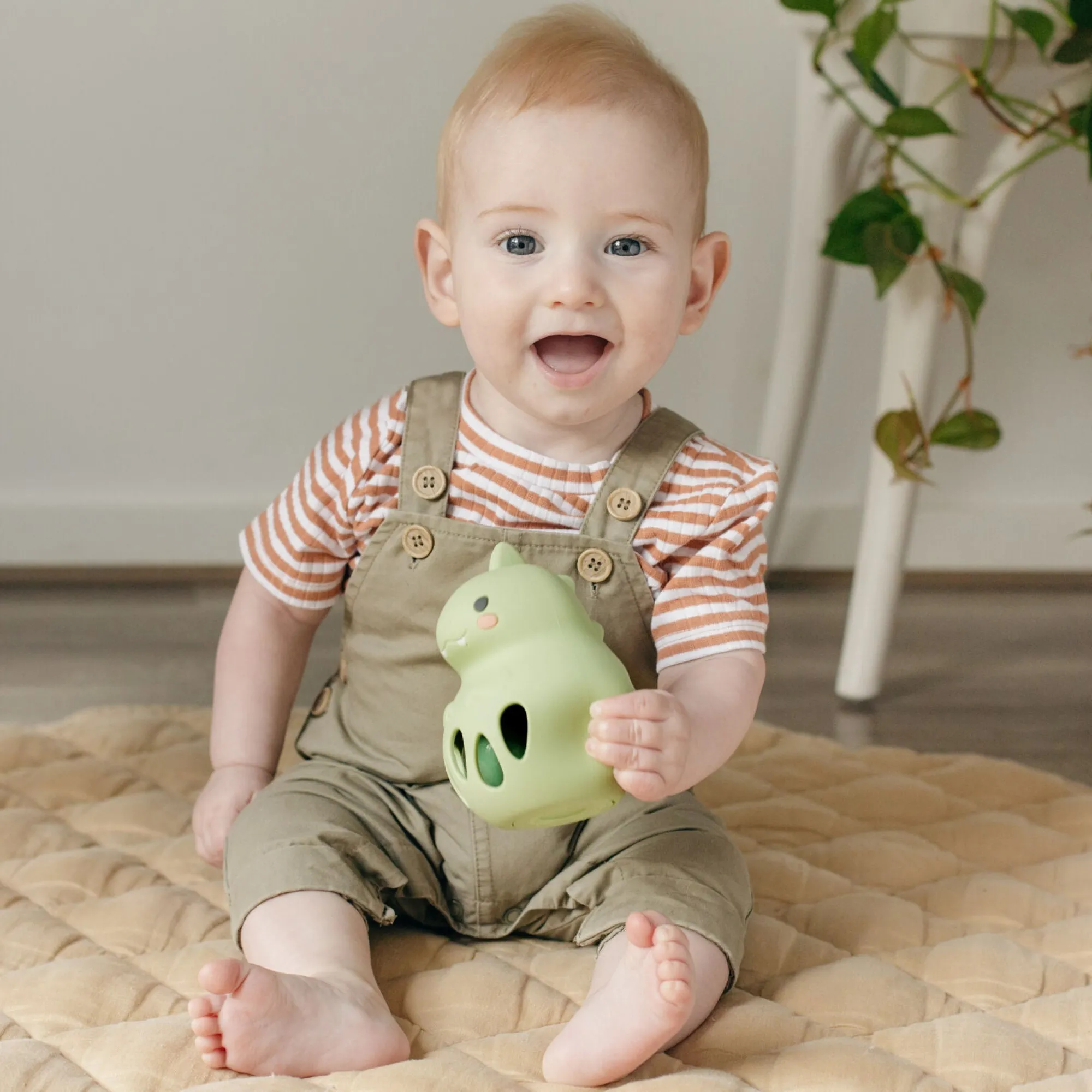 silicone_rattle_dino___3.webp Tiger Tribe Teethers & Rattles | Baby>Silicone Rattle Dino - 0+