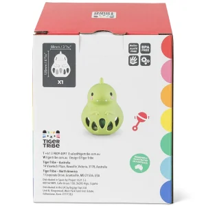 Tiger Tribe Teethers & Rattles | Baby>Silicone Rattle Dino - 0+
