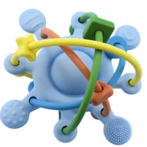 Koala Dream Travel | Teethers & Rattles>Silicone Sensory Space Rattle Teether - 4M+