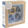 Playground Outlet>Silicone Shape Puzzle - Rose & Steel Blue - 6M+