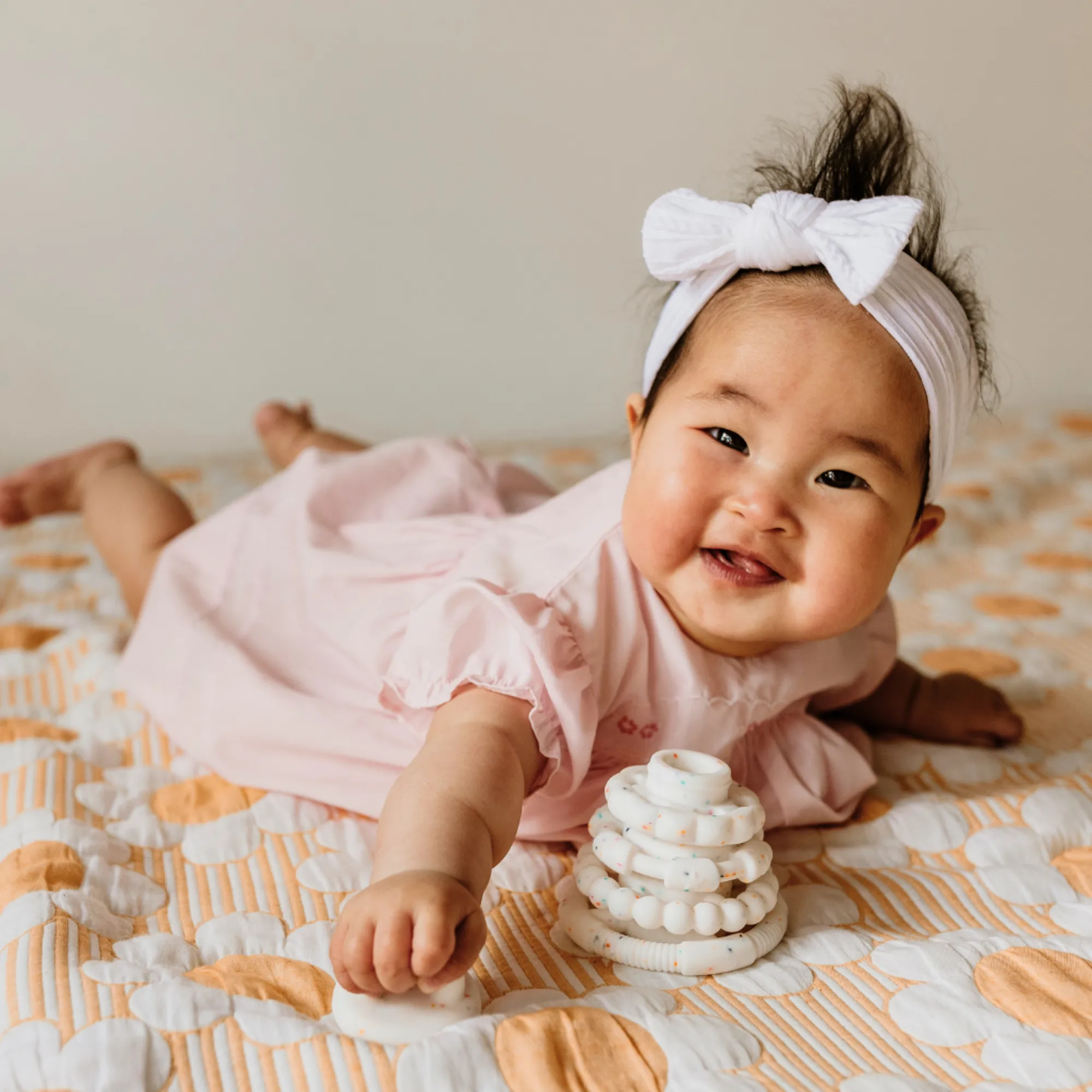 silicone_stacker__teether_12.webp Jellystone Teethers & Rattles | Baby>Silicone Stacker & Teether Toy - 0+ (9 styles)