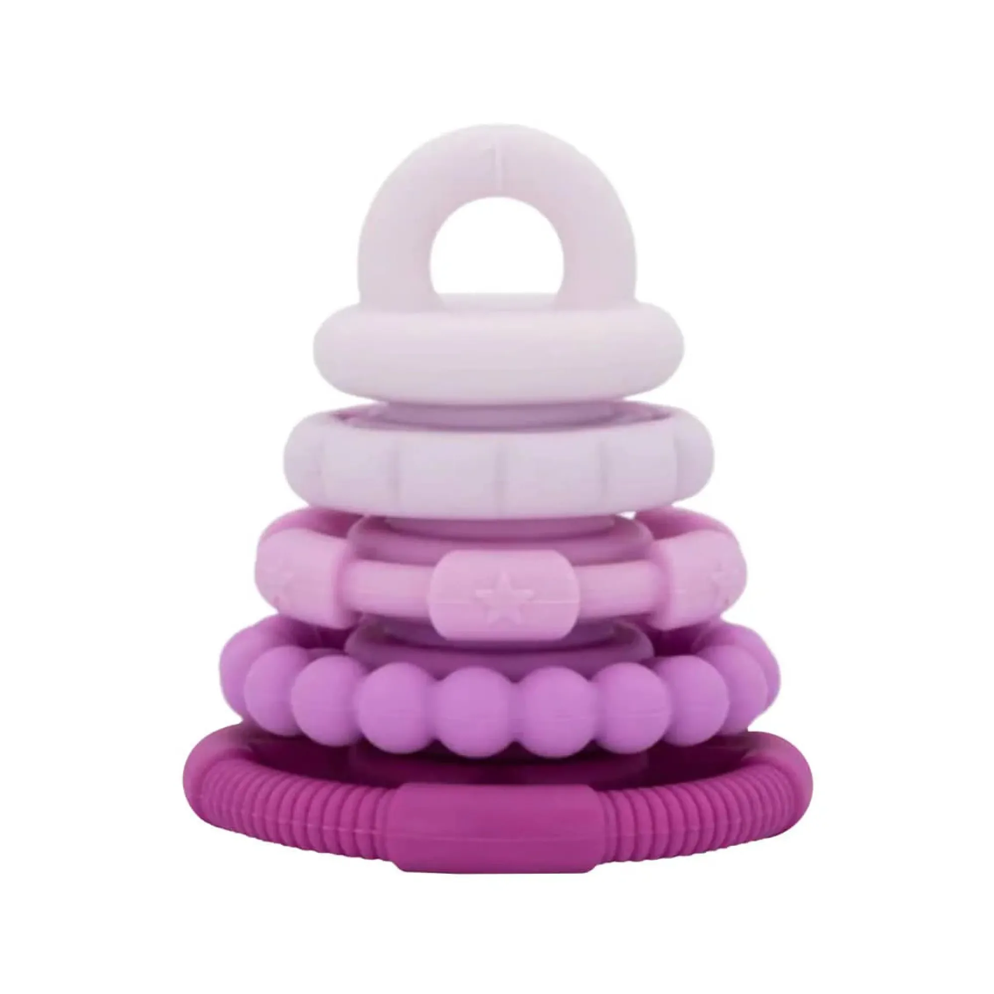 silicone_stacker__teether_13.webp Jellystone Teethers & Rattles | Baby>Silicone Stacker & Teether Toy - 0+ (9 styles)