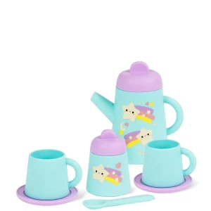 Tiger Tribe Pretend Play>Silicone Tea Set - Starlight Party - 12M+