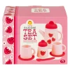 Tiger Tribe Pretend Play>Silicone Tea Set - Strawberry Patch - 12M+