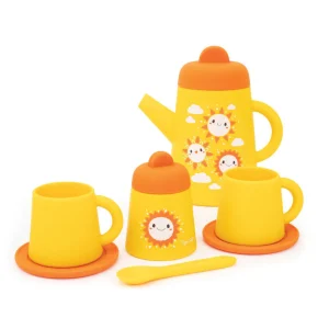 Tiger Tribe Pretend Play | 1st Birthday>Silicone Tea Set - Sunny Days - 12M+