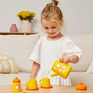 Tiger Tribe Pretend Play | 1st Birthday>Silicone Tea Set - Sunny Days - 12M+