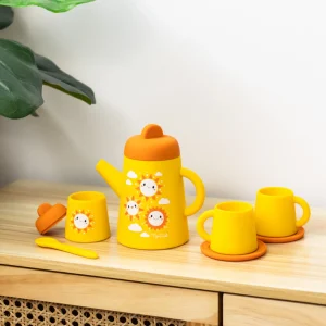 Tiger Tribe Pretend Play | 1st Birthday>Silicone Tea Set - Sunny Days - 12M+