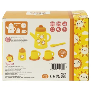 Tiger Tribe Pretend Play | 1st Birthday>Silicone Tea Set - Sunny Days - 12M+