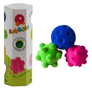 Rubbabu Sensory>3 Small Stress Balls - 2+