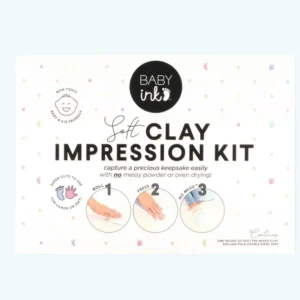 Baby Ink Baby>Soft Clay Impression Kit - White