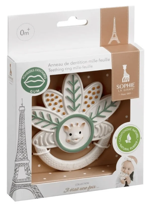 Sophie La Giraffe Outlet>Sophie Girafe - Mille Feuille Teething Ring - 0+