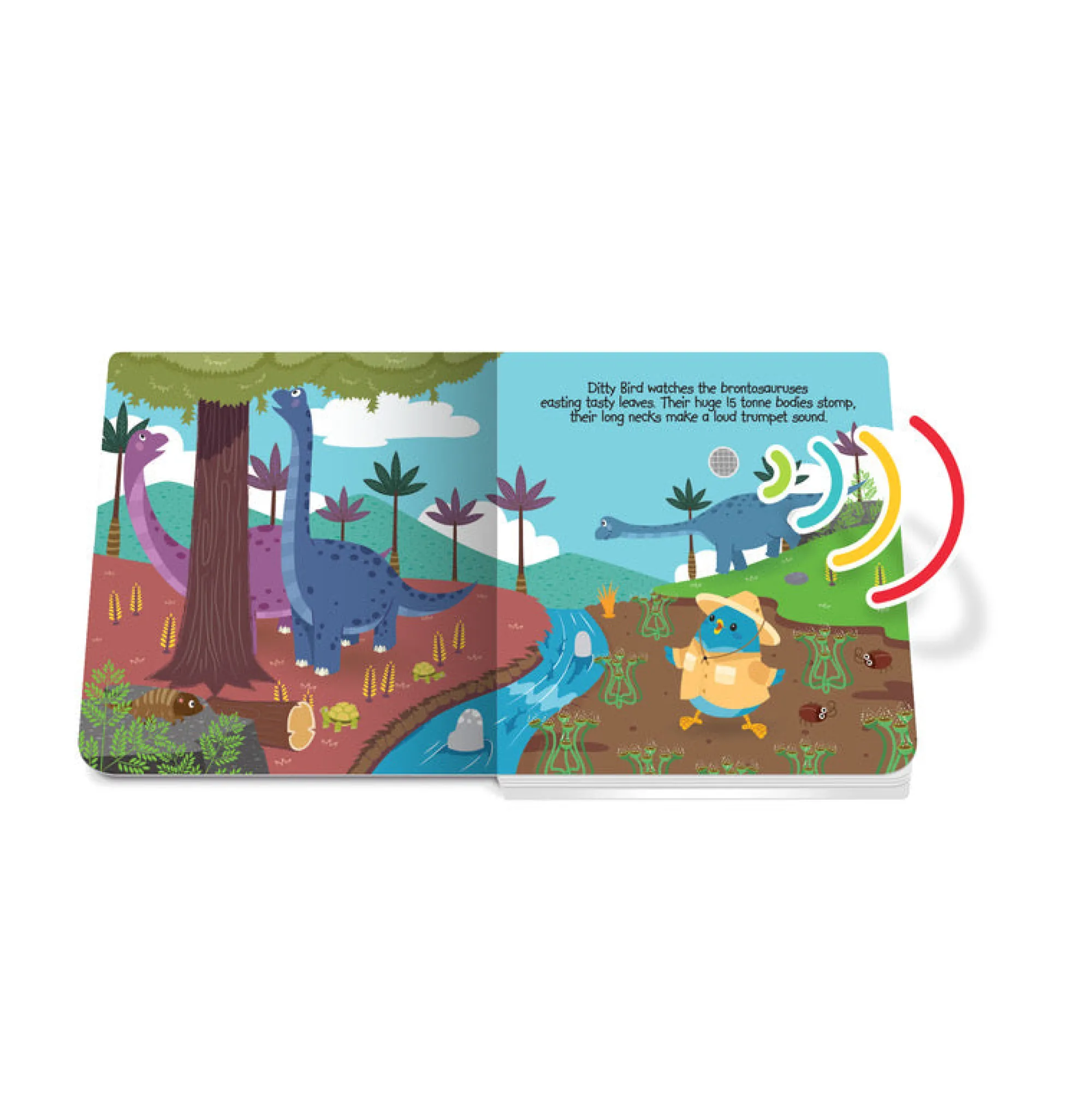 sound_board_book__dinosau_1.webp Ditty Bird Books>Sound Board Book - Dinosaur - 12M+
